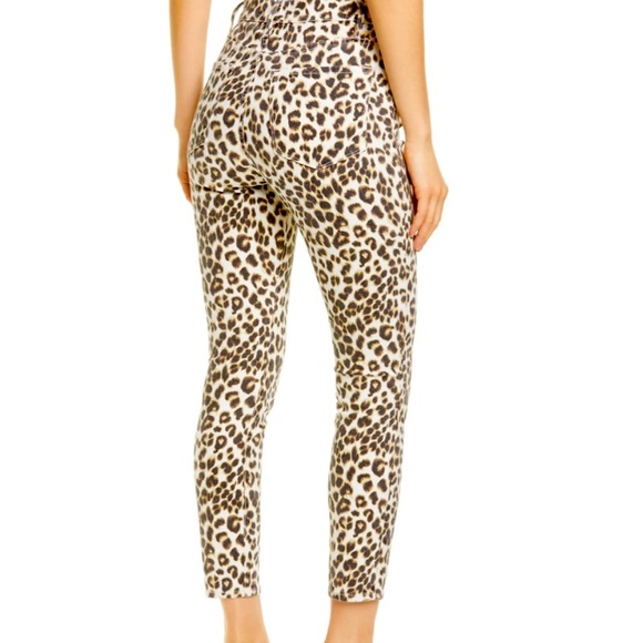 Frame Jeans Ali Leopard Print High Waist Skinny 29 - Picture 2 of 12